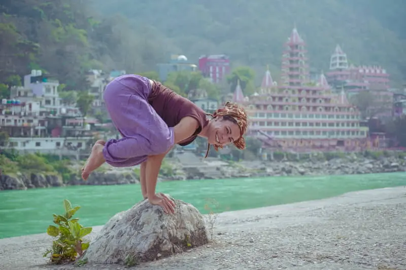 Chaturanga Dandasana (Four-Limbed Staff Pose) - Raj Yoga Rishikesh
